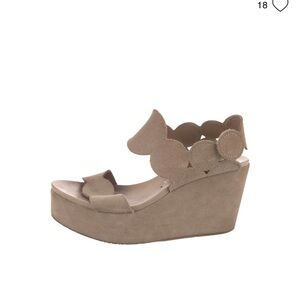 Pedro Garcia tan suede Platform Sandals